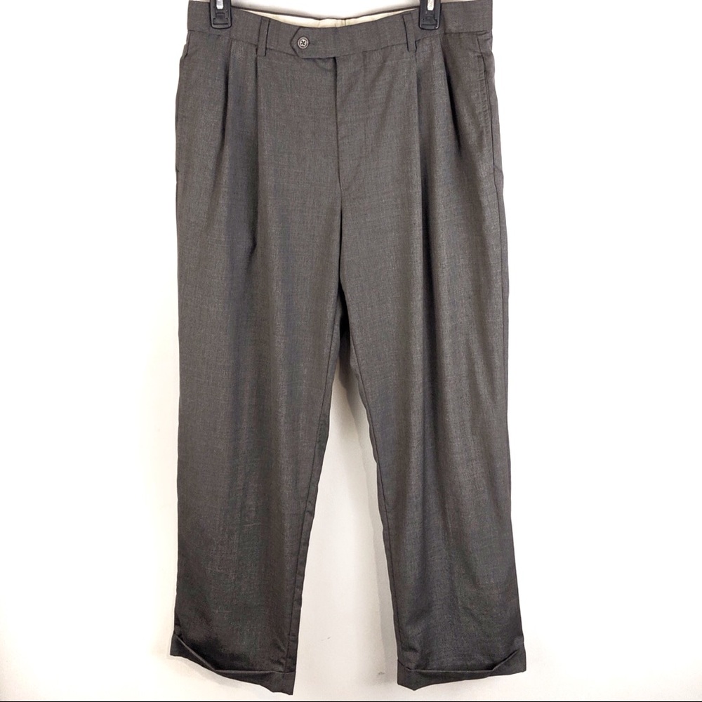 Brooks Brothers Men's Wool Dress Pants